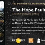 The Hope Fault - Wellington bookwarming