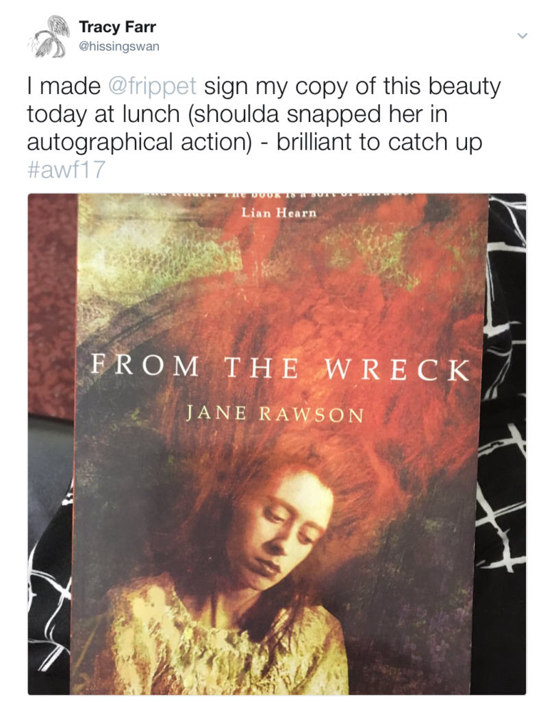 Jane Rawson's From the Wreck at AWF17