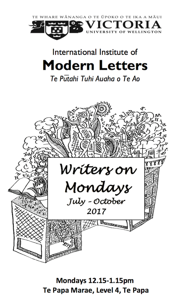 Writers on Mondays programme front page 2017